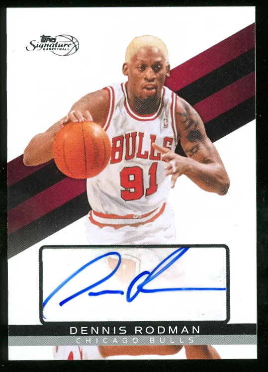 2008-09 Topps Signature Autographs #TSADRD Dennis Rodman/1299