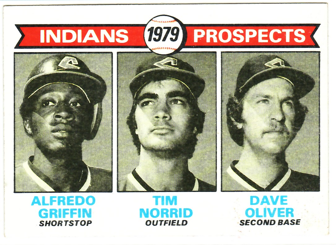 1979 Topps #705 Alfredo Griffin RC/Tim Norrid RC/Dave Oliver