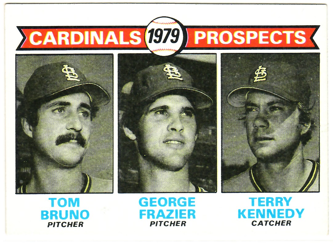 1979 Topps #724 Tom Bruno RC/George Frazier RC/Terry Kennedy RC