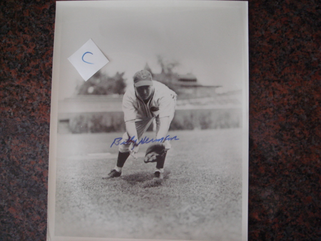 Billy Herman Autographed 8 X 10 Cubs Picture With COA pose C