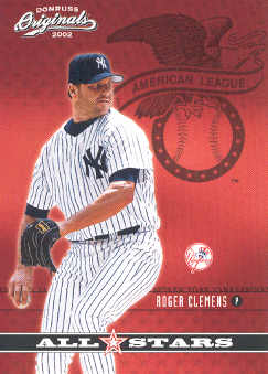 2002 Donruss Originals All-Stars #11 Roger Clemens