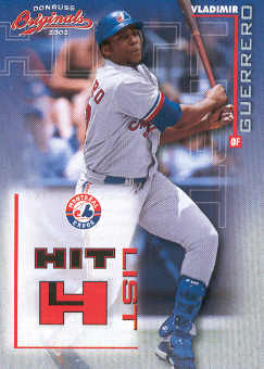 2002 Donruss Originals Hit List #14 Vladimir Guerrero