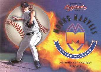 2002 Donruss Originals Mound Marvels #5 Wade Miller