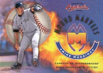 2002 Donruss Originals Mound Marvels #7 Mike Mussina