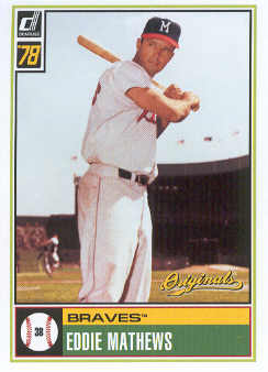 2002 Donruss Originals What If 1978 #18 Eddie Mathews