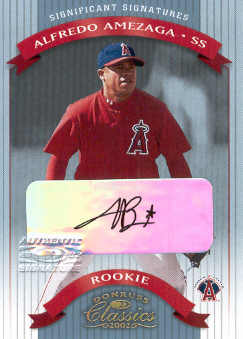 2002 Donruss Classics Significant Signatures #146 Alfredo Amezaga ROO/500