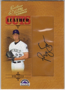 2005 Leather and Lumber #171 Ryan Speier AU RC