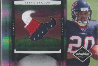 2008 Leaf Limited Rookie Jumbo Jerseys Team Logo Prime #3 Steve Slaton