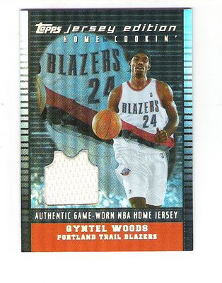 2002-03 Topps Jersey Edition Black #JEQW Qyntel Woods R