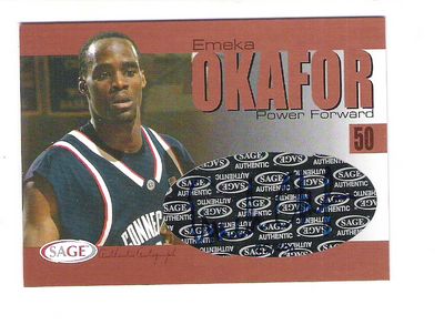 2004 SAGE Autographs Bronze #A23 Emeka Okafor/200