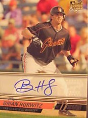 2008 Stadium Club #179 Brian Horwitz AU RC B