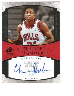 2005-06 SP Signature Edition Signatures #CD Chris Duhon