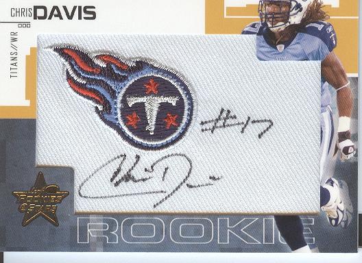 2007 Leaf Rookies and Stars Rookie Autographs Gold #258 Chris Davis