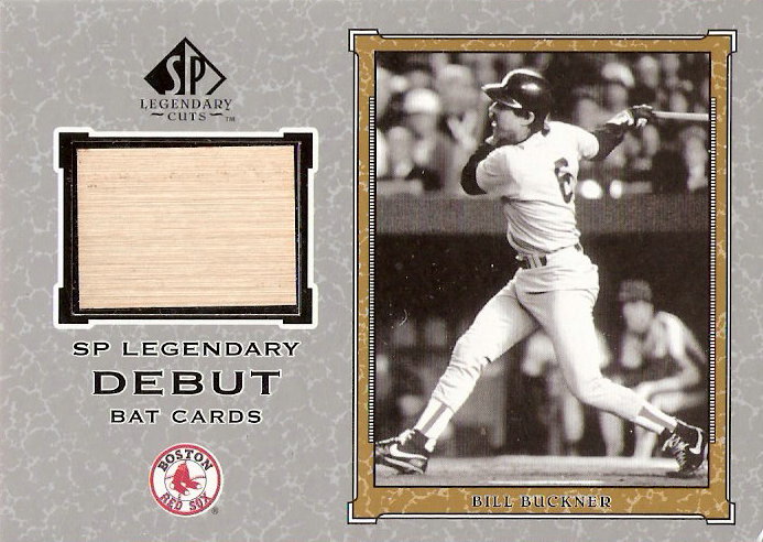 2001 SP Legendary Cuts Debut Game Bat #DBB Bill Buckner *