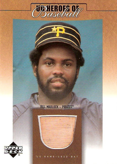 2001 Upper Deck Prospect Premieres Heroes of Baseball Game Bat #BBM Bill Madlock