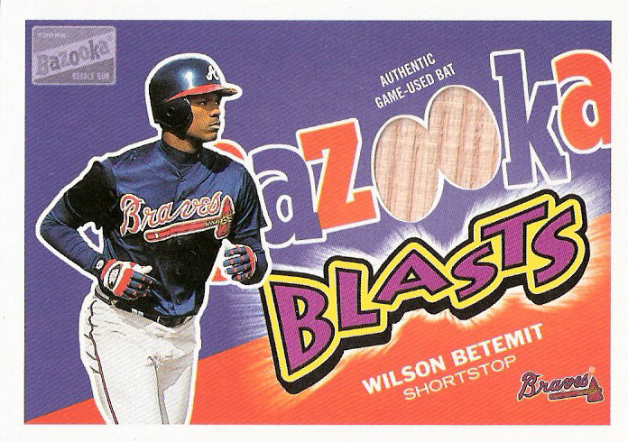 2003 Bazooka Blasts Relics #WB Wilson Betemit E