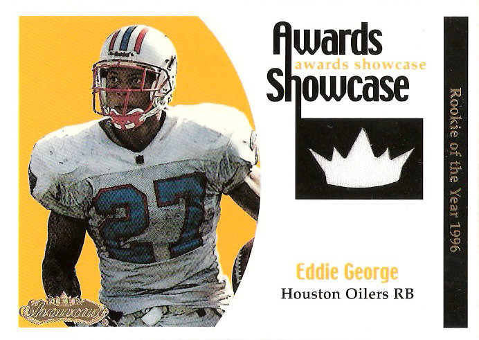 2001 Fleer Showcase Awards Showcase Memorabilia #8 Eddie George