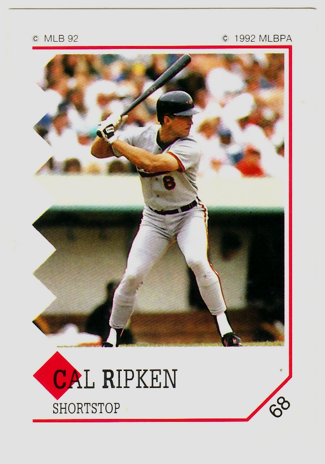 1992 Panini Stickers #68 Cal Ripken