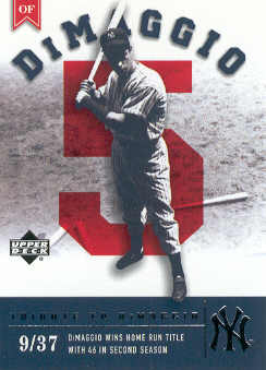 2002 Upper Deck Prospect Premieres #105 Joe DiMaggio TRIB