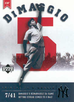 2002 Upper Deck Prospect Premieres #106 Joe DiMaggio TRIB