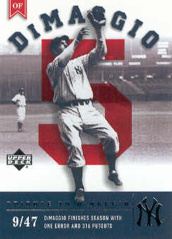 2002 Upper Deck Prospect Premieres #107 Joe DiMaggio TRIB