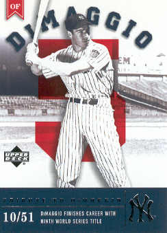 2002 Upper Deck Prospect Premieres #109 Joe DiMaggio TRIB