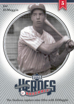2002 Upper Deck Prospect Premieres Heroes of Baseball #HJD4 Joe DiMaggio