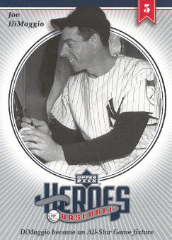 2002 Upper Deck Prospect Premieres Heroes of Baseball #HJD8 Joe DiMaggio