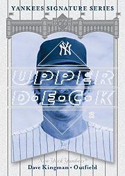 2003 Upper Deck Yankees Signature #19 Dave Kingman