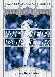 2003 Upper Deck Yankees Signature #43 Jimmy Key