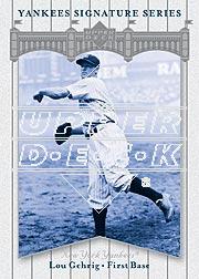 2003 Upper Deck Yankees Signature #54 Lou Gehrig