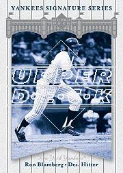 2003 Upper Deck Yankees Signature #72 Ron Blomberg