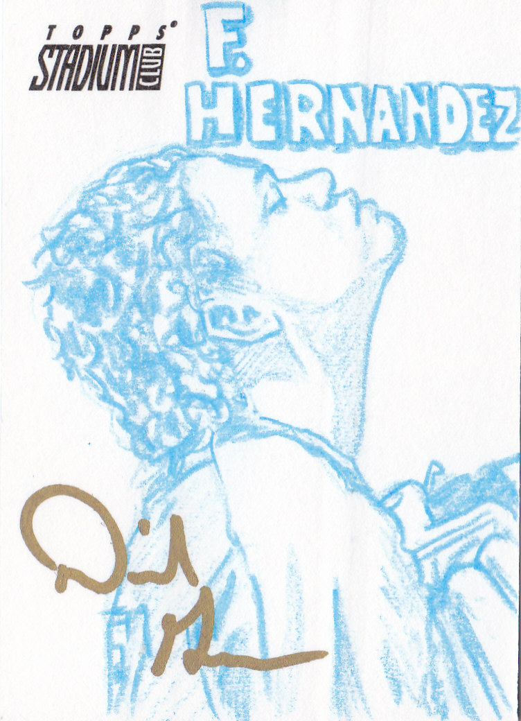 2008 Stadium Club Sketches #89 Felix Hernandez