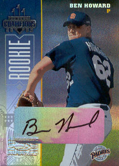 2003 Donruss Champions Autographs #213 Ben Howard/500