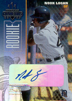 2003 Donruss Champions Autographs #288 Nook Logan/500