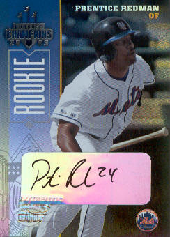2003 Donruss Champions Autographs #289 Prentice Redman/488