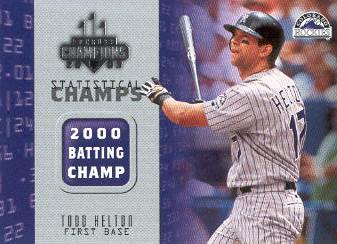 2003 Donruss Champions Statistical Champs #21 Todd Helton