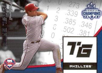 2003 Donruss Champions Total Game #35 Pat Burrell