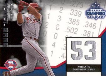 2003 Donruss Champions Total Game Materials #34 Bobby Abreu Jsy/200