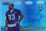 2002 Bowman's Best Blue #132 Dwight Freeney AU