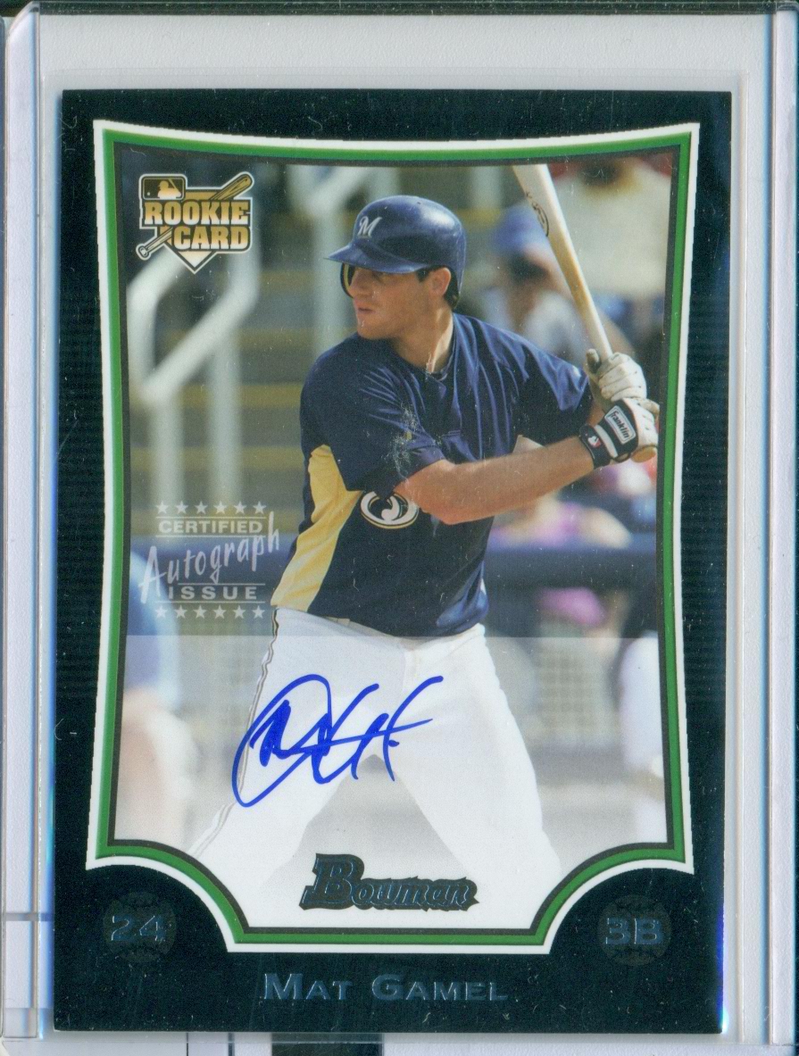 2009 Bowman #225 Mat Gamel AU