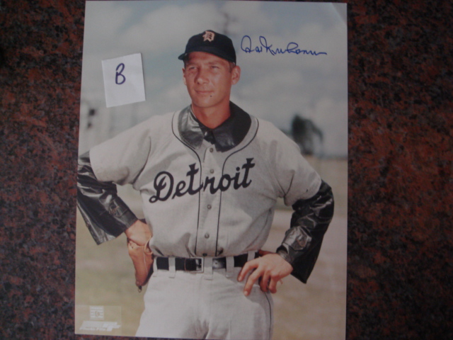 Hal Newhouser Autographed 8 X 10 Picture with COA pose B