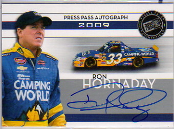 2009 Press Pass Autographs Silver #23 Ron Hornaday