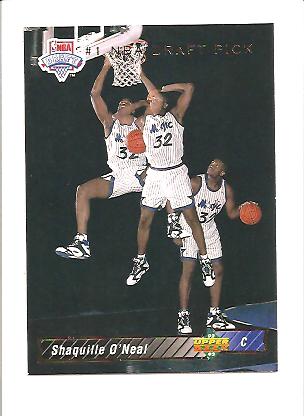 1992-93 Upper Deck #1 Shaquille O'Neal SP RC/NBA First Draft Pick