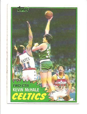 1981-82 Topps #E75 Kevin McHale RC