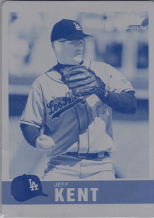 2006 Fleer Tradition Printing Plates Cyan #66 Jeff Kent