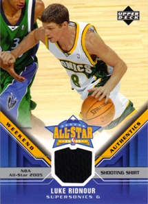 2005-06 Upper Deck All-Star Weekend Authentics #LR Luke Ridnour