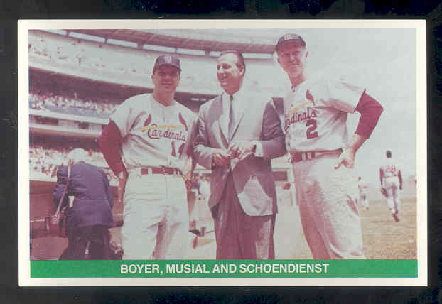 1984 TCMA Greats #31 Ken Boyer/Stan Musial/Red Schoendienst