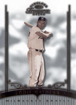 2003 Timeless Treasures #25 Eddie Mathews