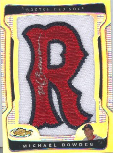 2009 Finest Refractors #155 Michael Bowden AU/450 *